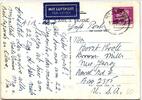 Berlin 122 auf Postkarte als Einzelfrankatur portogerecht -