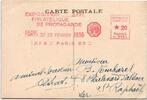 Frankreich 838 auf Postkarte Tag der Briefmarke 1949 -