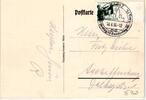 Deutsches Reich 584 auf Postkarte 41. Deutscher Philatelistentag -