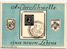 Alliierte Besetzung 912 auf Ausstellungskarte An der Schwelle -