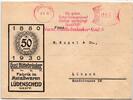 Deutsches Reich auf Brief Gustav Hüttebräuker G.m.b.H. -