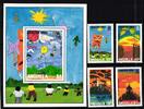 Anguilla Anguilla 892-895, Block 94 postfrisch Muscheln MiNr. 892-895, Block 94 postfrisch Muscheln -