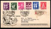 Indonesien Indonesien 128-133 gestempelt auf Brief FDC MiNr. 128-133 gestempelt auf Brief FDC -