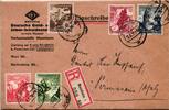 Deutsches Reich 682 u.a. auf Brief als Mischfrankatur -