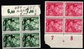 Deutsches Reich Deutsches Reich 684-685 postfrisch 4er Block, 1 Marke mit Bug MiNr. 684-685 postfrisch 4er Block, 1 Marke mit Bug -