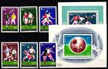 Rumänien Rumänien 3203-3208 und Block 114-115 postfrisch Fußball MiNr. 3203-3208 und Block 114-115 postfrisch Fußball -