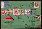 SBZ SBZ 138, 141 und 144 und weitere gestempelt auf Brief MiNr. 138, 141 und 144 und weitere gestempelt auf Brief -