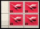 BRD Bund BRD Bund 208 postfrisch als 4er Einheit Eckrand MiNr. 208 postfrisch als 4er Einheit Eckrand -