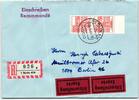 Berlin 466 auf Brief als Mehrfachfrankatur portogerecht -