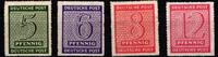 SBZ SBZ 116-119 D postfrisch MiNr. 116-119 D postfrisch -