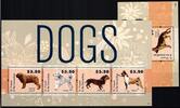 St. Vincent St. Vincent Block 728 + 7105-7108 postfrisch als ZD-Bogen, Hunde MiNr. Block 728 + 7105-7108 postfrisch als ZD-Bogen, Hunde -