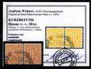 Bi-Zone Bi-Zone 20 Ax gestempelt Kurzbefund Wehner BPP MiNr. 20 Ax gestempelt Kurzbefund Wehner BPP -