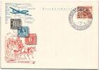 Berlin 43 auf Postkarte Ersttag Markenheftchen -