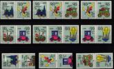DDR DDR W Zd 487-W Zd 492 und S Zd 226-S Zd 228 postfrisch MiNr. W Zd 487-W Zd 492 und S Zd 226-S Zd 228 postfrisch -