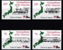 St. Vincent Grenadinen St. Vincent Grenadinen 805-806, 809-810 postfrisch MiNr. 805-806, 809-810 postfrisch -
