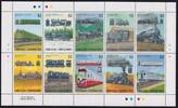 Grenada/Grenadinen Grenada/Grenadinen 1141-1170 postfrisch als Kleinbogensatz Eisenbahn MiNr. 1141-1170 postfrisch als Kleinbogensatz Eisenbahn -