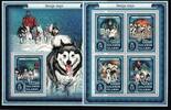 Salomon Inseln Salomon Inseln 4391-4394 und Block 630 postfrisch Kleinbogen / Hunde MiNr. 4391-4394 und Block 630 postfrisch Kleinbogen / Hunde -