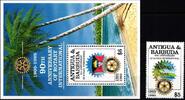 Antigua & Barbuda Antigua & Barbuda Block 319 + 2178 postfrisch Rotary Club MiNr. Block 319 + 2178 postfrisch Rotary Club -
