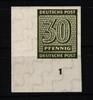 SBZ SBZ 135 wb Xu postfrisch vom Eckrand, Attest Jasch BPP MiNr. 135 wb Xu postfrisch vom Eckrand, Attest Jasch BPP -