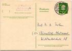 BRD Bund P 39 A als Ganzsache Antwort echt gelaufen -