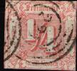Thurn & Taxis Thurn & Taxis 13 gestempelt typischer Taxisschnitt MiNr. 13 gestempelt typischer Taxisschnitt -