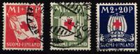   Finnland Finnland 158-160 gestempelt Rotes Kreuz MiNr. 158-160 gestempelt Rotes Kreuz 