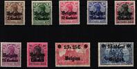 Deutsche Besetzung 1. WK Belgien Deutsche Besetzung 1. WK Belgien 1-9 postfrisch MiNr. 1-9 postfrisch -