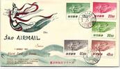Ryukyu-Inseln FDC 50-54 als Ersttagsbrief -