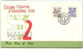 Ryukyu-Inseln FDC 65z-66y als Ersttagsbrief -