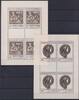Tschechoslowakei Tschechoslowakei 2002-2003 postfrisch als Kleinbögen, Kunst MiNr. 2002-2003 postfrisch als Kleinbögen, Kunst -