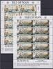 Isle of Man Isle of Man 503-506 gestempelt mit EST, als Kleinbögen, Cept MiNr. 503-506 gestempelt mit EST, als Kleinbögen, Cept -