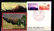 Japan 1022-1023 als Ersttagsbrief Metal engravings -