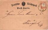 Deutsches Reich 18 auf Postkarte Befund Sommer BPP -