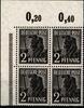Deutschland Gemeinschaftsausgaben Deutschland Gemeinschaftsausgaben 943 P OR 4er BL. ol ndgz postfrisch MiNr. 943 P OR 4er BL. ol ndgz postfrisch -