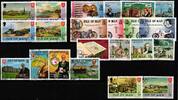 Großbritannien Isle of Man Großbritannien Isle of Man Jahrgang 1975 mit 52-73 gestempelt MiNr. Jahrgang 1975 mit 52-73 gestempelt -