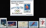 St. Vincent St. Vincent 1952-1956 und Block 203 postfrisch Olympische Spiele MiNr. 1952-1956 und Block 203 postfrisch Olympische Spiele -