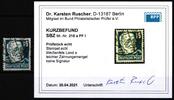 SBZ SBZ 218 I gestempelt mit Kurzbefund Ruscher BPP MiNr. 218 I gestempelt mit Kurzbefund Ruscher BPP -