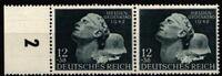 Deutsches Reich Deutsches Reich 812 postfrisch mit PF V im waag. Paar, geprüft MiNr. 812 postfrisch mit PF V im waag. Paar, geprüft -