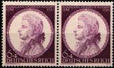 Deutsches Reich 810 postfrisch mit PF II im waag. Paar, geprüft MiNr. 810 postfrisch mit PF II im waag. Paar, geprüft