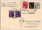 Alliierte Besetzung P962,944,182,184 als Ganzsache Sowjetische Zone ZF -
