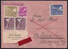 Alliierte Besetzung 954,959,960,962, auf Brief Britische Zone ZF -