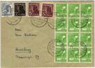 Alliierte Besetzung 948 u.a. auf Brief Am. Brit. Zone ZF -