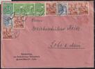 Alliierte Besetzung 936 u.a. auf Brief Brit. Am. Zone ZF -
