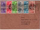 Alliierte Besetzung 944,945,946,947 u.a. auf Brief Brit. Am. Zone ZF -