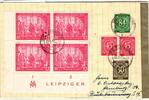 Alliierte Besetzung 928,931,936,965 auf Brief Brit. Am. Zone ZF -
