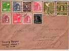 Alliierte Besetzung 936,959 u.a. auf Brief Brit. Am. Zone ZF -