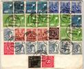 Alliierte Besetzung 917,918,931 u.a. auf Brief Brit. Am. Zone ZF -