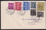 Alliierte Besetzung 969,970 u.a. auf Brief Brit. Am. Zone ZF -