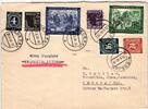 Alliierte Besetzung 967,968 u.a. auf Brief Brit. Am. Zone ZF -