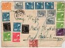 Alliierte Besetzung 927 943 u.a. auf Brief Brit. Am. Zone ZF -